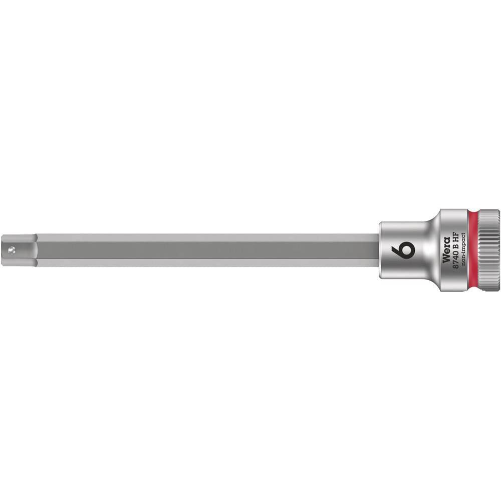 Wera 8740 B Hf Zyklop 3/8" Drive Long Hexagon Socket Bit Metric 3/8" 6Mm