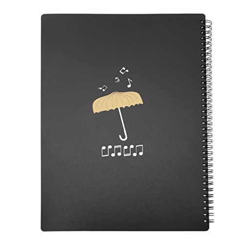 Lurrose 音楽フォルダミュージックシートファイルの給紙フォルダ文書のホールダーシートミュージックオーガナイザーsicia A4サイズ60ポケット