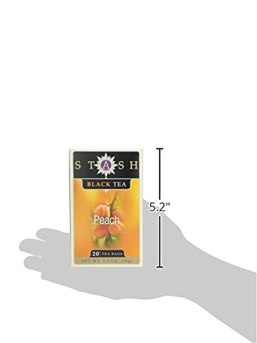 Stash Peach Black Tea, Tea , 20 ct