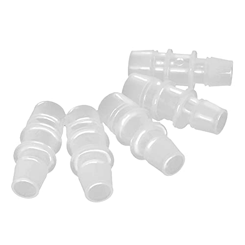 ANPTGHT 1/4\" to 3/16\" Hose Barb Reducer Pipe Fittings Adapter, Plastic Joint connector Splicer Mender for Aquarium Household Transport Fuel Gas Liquid Air (Pack of 4) - Thumbnail 4