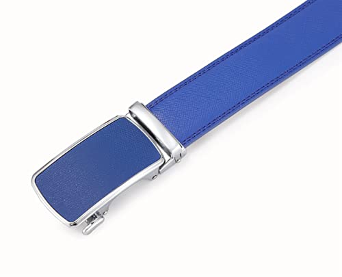 Image of Lingli Men's Belt,Ratchet Dress Belt with Automatic Buckle Brown /Black-Trim to Fit-35mm wide