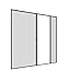 Windhager Porta Plissettata antiinsetti Expert, Telaio in Alluminio per Porte, accorciabile singolarmente, 240 x 240 cm, Antracite, 03958