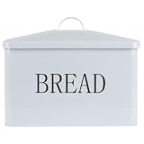 VINTORKY Brotkasten aus Eisen Klein mit Deckel Kompakte Aufbewahrungsbox für Küche Langlebiger Brotbehälter für Arbeitsplatte Platzsparend und Vielseitig