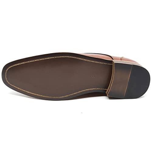 Metrocharm MC151 Men's Lace Up Cap Toe Oxford Shoes4