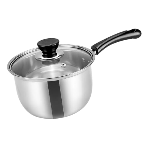 VALICLUD Cacerola Inoxidable Asa Olla de Cocina Multifuncional para Inducción para Sopa Fideos y Leche y Antiadherente