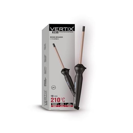 VERTIX Modelador De Cabelo Profissional Bivolt Vertix X330 Rose 10 X 130 Mm