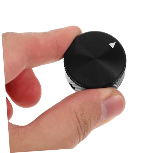 Perilla de volumen de aluminio POPETPOP de 25mm con interruptor integrado para bajo 3