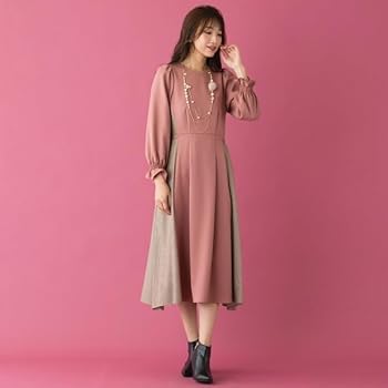 ローズティアラ　チェック切替ワンピース　42 Amazon.co.jp: [ローズティアラ] チェック切替ワンピース オレンジ 38