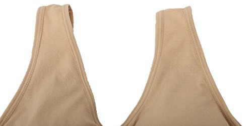 ohlyah Women's Seamless Wire-Free Bra with Removable Pads Pack of 3 S