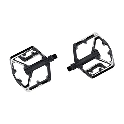 Rcniso Pedales de Bicicleta de Montaña de Aleación de Aluminio Premium con área Grande Hueca para un Pedaleo Eficiente, para la Mayoría de Bicicletas de Montaña y de Carretera, 126 X 106 Mm