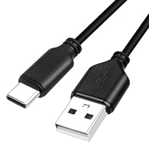 كابل USB2.0 Slim USB C إلى USB A بطول 50 قدمًا، أسود، 2.8 مم، يدعم نقل البيانات بسرعة تصل إلى 480 ميجابت في الثانية، متوافق مع PS5 والهواتف الذكية والأجهزة اللوحية وأجهزة الكمبيوتر المحمولة