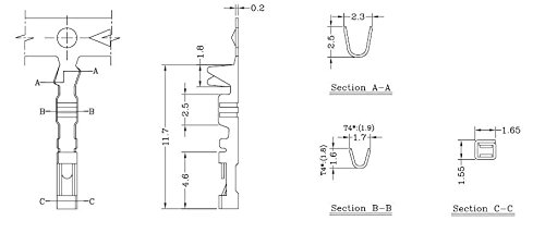 Qty. 100 5" Female Jumper Wires