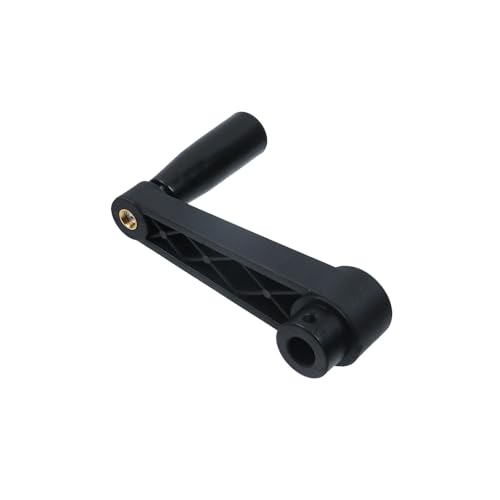 Image of 5-Inch Length Nylon Crank Handle Foldable Swivel Rocker Handle for Industrial Machine Tools or Other Equipments, Hole Diameter 12mm