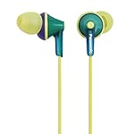 パナソニックのイヤホン・ヘッドホン カナル型イヤホン(グリーン・イエロー)RP-HJE165-GY [グリーン]