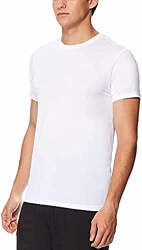 32 DEGREES [4-Pack] Air Mesh Men's Undershirts (as1, Alpha, m, Regular, Regular, White, XL)