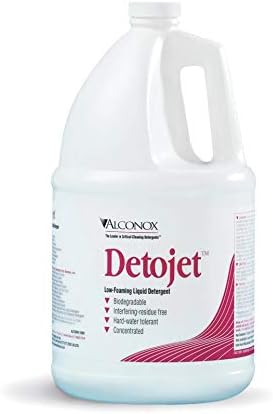 Alconox 1601 Detojet Low Foaming Liquid Detergent, 1 Gallon Bottle