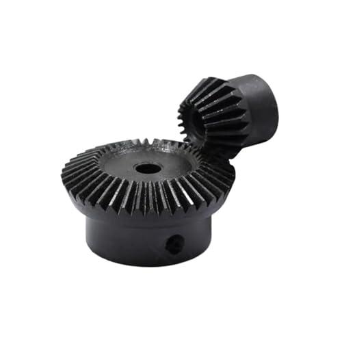 Bevel Gear Pinion Hardware Mechanical 2pcs 1:3 Bevel Gear 1 Modulus 18Teeth + 54teeth 90 Degree Drive Commutation Steel Gears Steel Gears