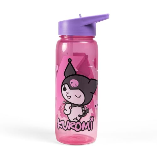 Kids Licensing - Botella de Plástico 600ml de Kuromi, Sanrio