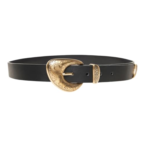 FUNKY BUDDHA Women's Casual Belt with Metal Buckle - Versatile Accessory