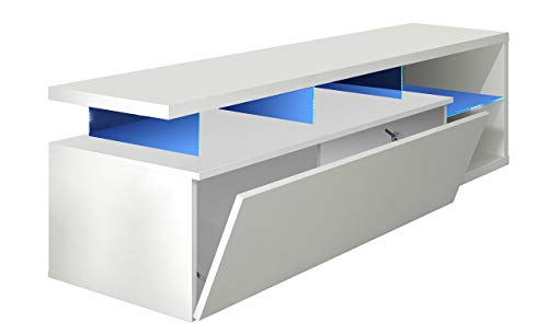 Easy Home, Future A11, Mobile Tv, Bianco, 43 x 150 x 41 cm