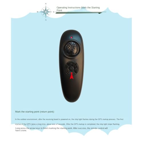 Kit de télécommande de bateau GPS pour la pêche de carpe longue distance