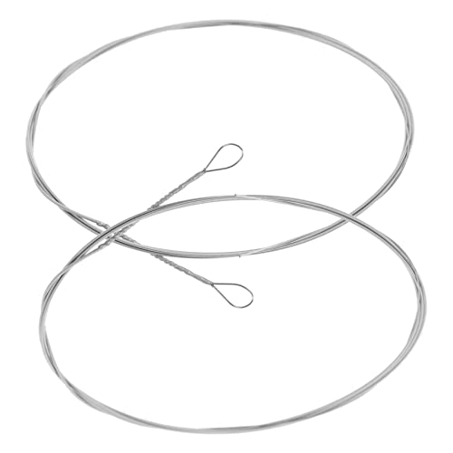 ULDIGI Dulcimer String Accessories 2pcs Steel Strings Replacement for Dulcimer Instruments