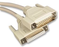 VidekDB25M to DB25F Moulded Universal Cable 5Mtr