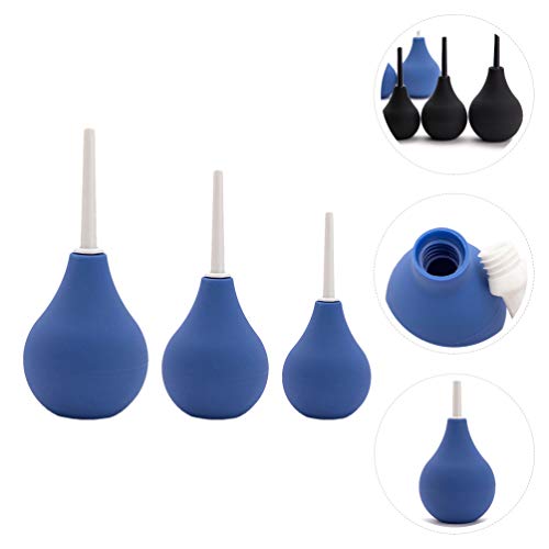 HEALLILY 3 frascos descartáveis aplicadores de ducha vaginal aplicador anal para mulheres e homens