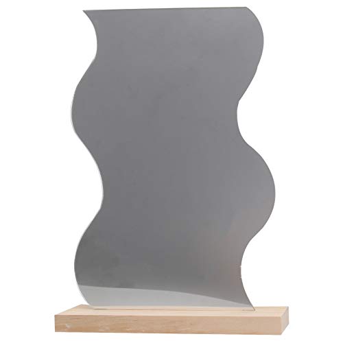 Desktop-Spiegel Unregelmäßigen Tisch Stehend Kosmetikspiegel Make-Up Kosmetikspiegel für Bad Rasieren Make-Up (Farbe 1)