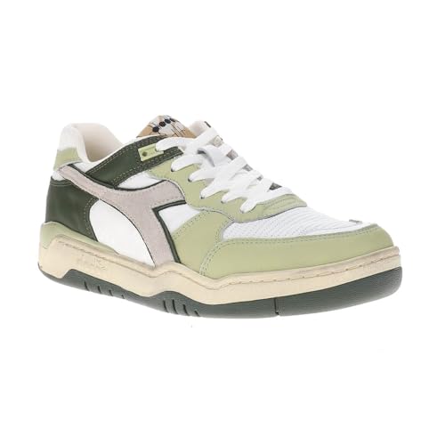 Diadora Mens B.560 Used Lace Up Sneakers Shoes Casual - Green2