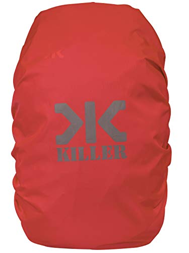 Image of Killer Mini Rain & Dust Cover with Pouch Red for Small 12 Litre Backpacks