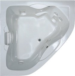 Aquatic AI6060DC Point Arena Luxury 60"x60"x24 1/4" Whirlpool Tub