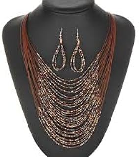 Necklace Gale ka haar set earing golden 