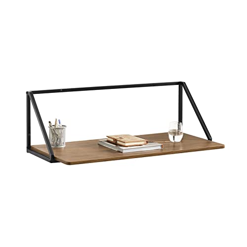 SoBuy Table Murale, Bureau Suspendu, Table d'Ordinateur Portable, Etagère Murale Multifonction pour Bureau, Cuisine, Salle à Manger, Chambre et Salon, Style Intustriel, 91x30x30cm, FWT95-F
