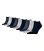 Produktbild PUMA unisex Sneaker Socken Kurzsocken Sportsocken 261080001 9 Paar, Farbe:Mehrfarbig, Menge:9 Paar (3x 3er Pack), Größe:39-42, Artikel:-532 navy / grey / nightshadow blue