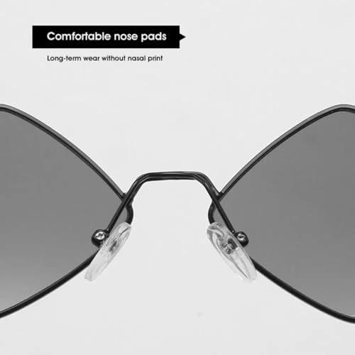 Lunettes de soleil rétro en métal UV400 unisexes