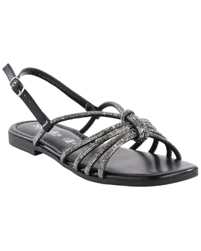 Seychelles Coasting Sparkle Femme Noir sandales chic aux finitions soignées