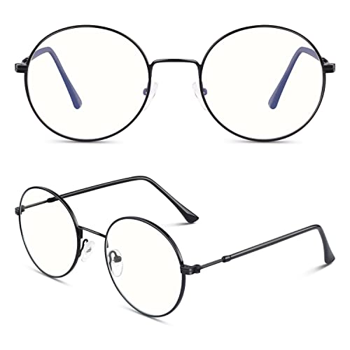 Image of Happy Store CN56 Vintage Inspired Classic Horn Rimmed Nerd UV400 Clear Lens Glasses
