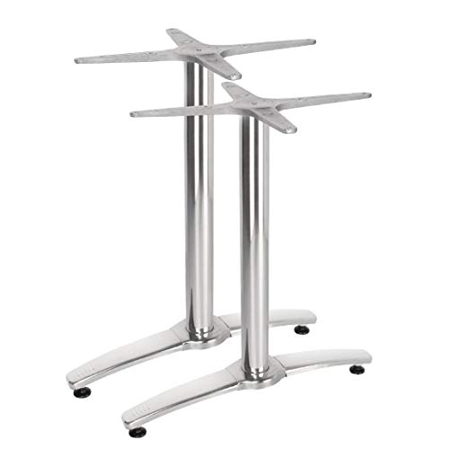 Pack of 2 Pair of Bolero Aluminium Table Base Legs