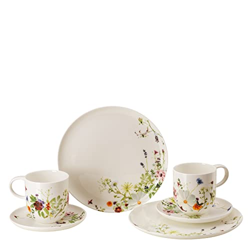 Rosenthal Brillance Grand Air, Set 6-tlg., Bone China, Mehrfarbig,...
