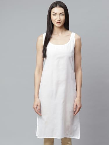 Image of Ada Womens Terivoile Cotton Suit Full Slip /Camisole (Pack of 2) A301831