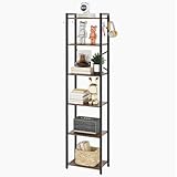 YMYNY Librería de 6 Niveles, Estantería, Biblioteca, Altura 182 cm,...