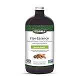 Flora Health Flor-Essence with Turkey Tail & Turmeric, Rich in Polysaccharides, 35+ Phenolic Compounds with Antioxidants and Immunity Support, 32-fl. oz. Glass Bottle
