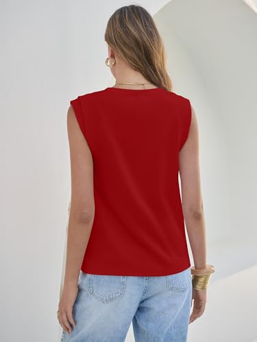 Image of ANRABESS Business Casual Tops for Womens Cap Sleeve Summer Dressy Shirts 2026 Trendy Work Office Outfits Clothing