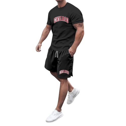 Ensemble pantalons amples et short homme détente pour look décontracté automne été