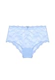 Ligne : Fancy lace. Couleur : bleu clair, monochrome avec broderie florale