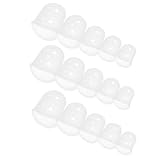COSMOS 15 Pcs Silicone Guitar Fingertip Protectors Finger Guards for Ukulele Electric Guitar, 5 Size