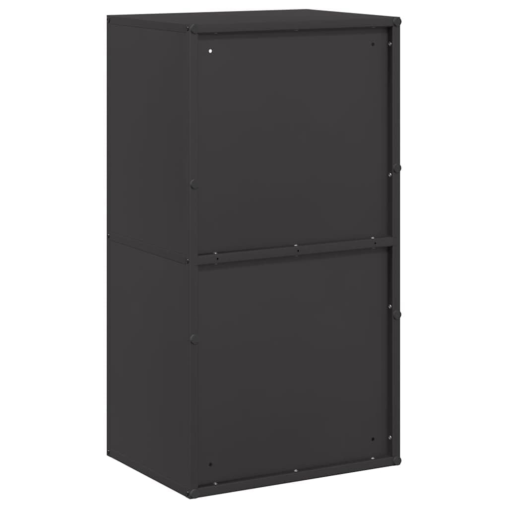 Tomostar Range Bûche Vertical, Range Bois Étagère à Bûches Support pour Bois de Cheminée Portant de bois chauffage noir 40x30x75 cm
