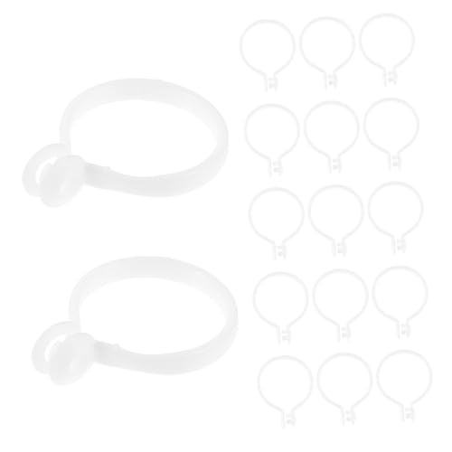 Ciieeo 30pcs Window Curtain Hook Rings Easy Install Curtain Accessories for Sliding Drapes Design for Home Decoration and Everyday Use