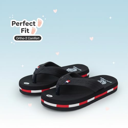 Image of Kids Soft Comfortable Flip Flop Slippers | Lightweight Cushioned Sole | Anti-Slip Casual Daily Wear.